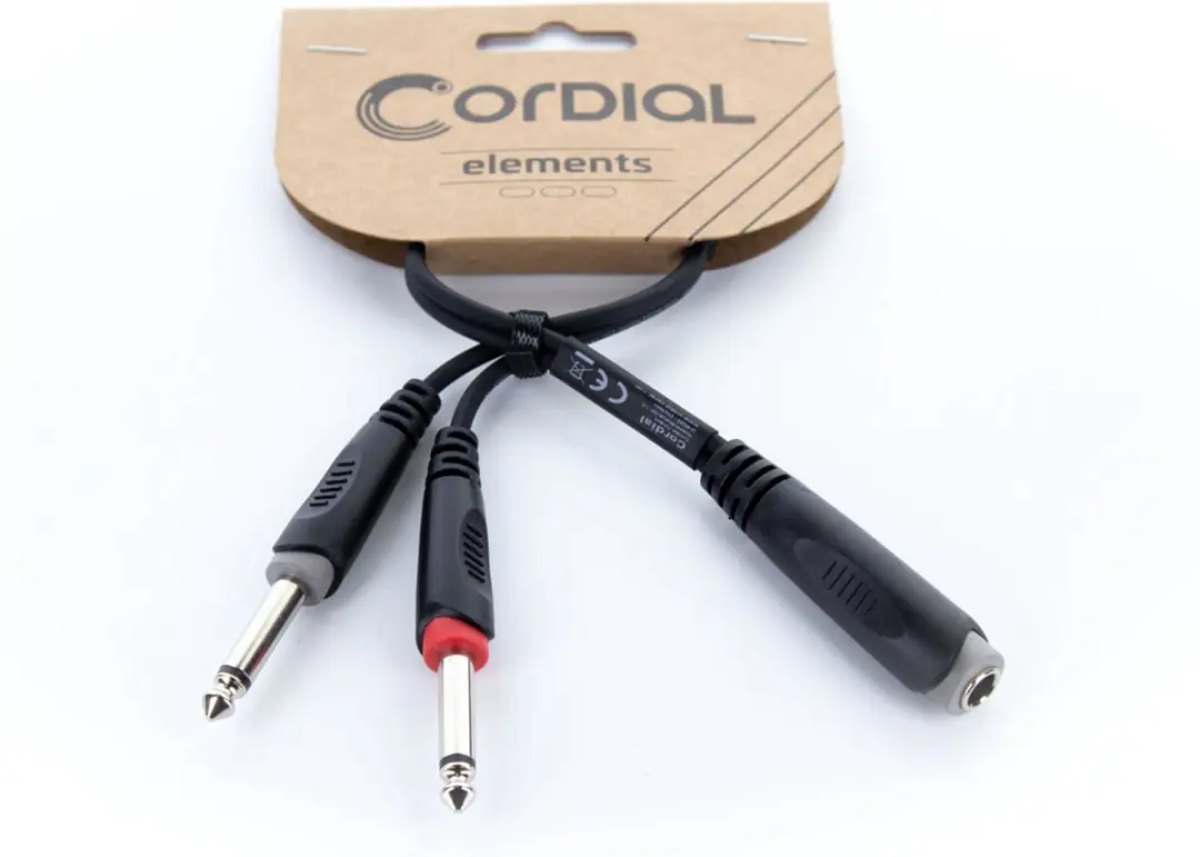 Cordial EY 0.3 KPP Y-Adapterkabel 0,3m