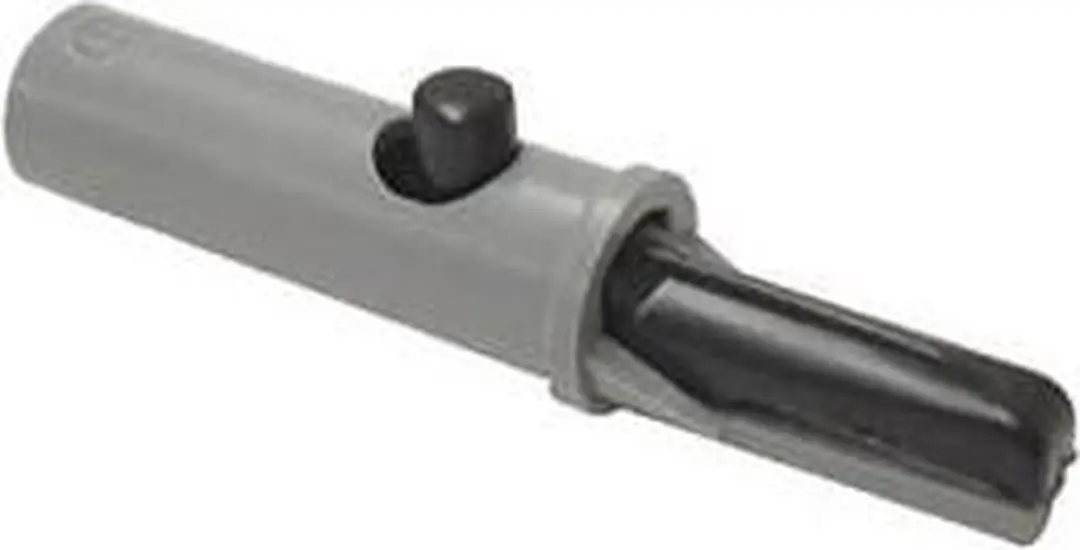 GEISOLEERDE KROKODILLENKLEM 4mm 6A / ZWART (AK 10) (HM34016A)
