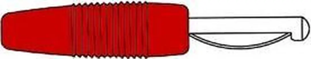 MATING CONNECTOR 4mm WITH SCREW / RED (VON 20) (HM1410C)