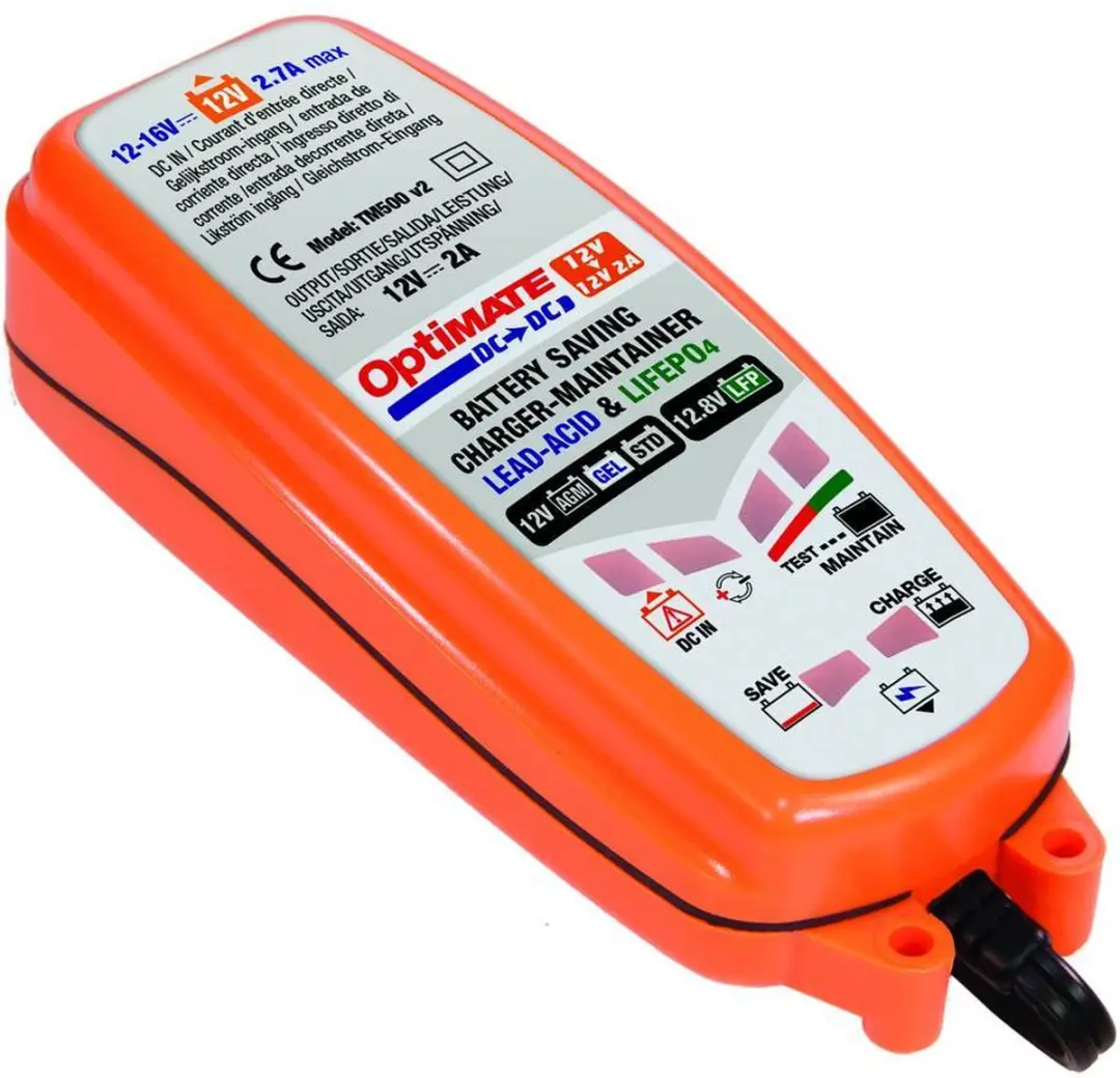 OptiMate DC-DUO TM500v3 Acculader & Onderhouder 12V - 6-staps 2A