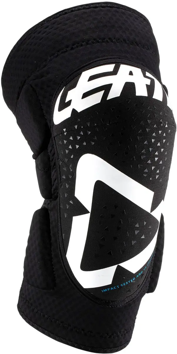 Leatt 3DF 5.0 Zwart Witte Motocross Kniebeschermers -