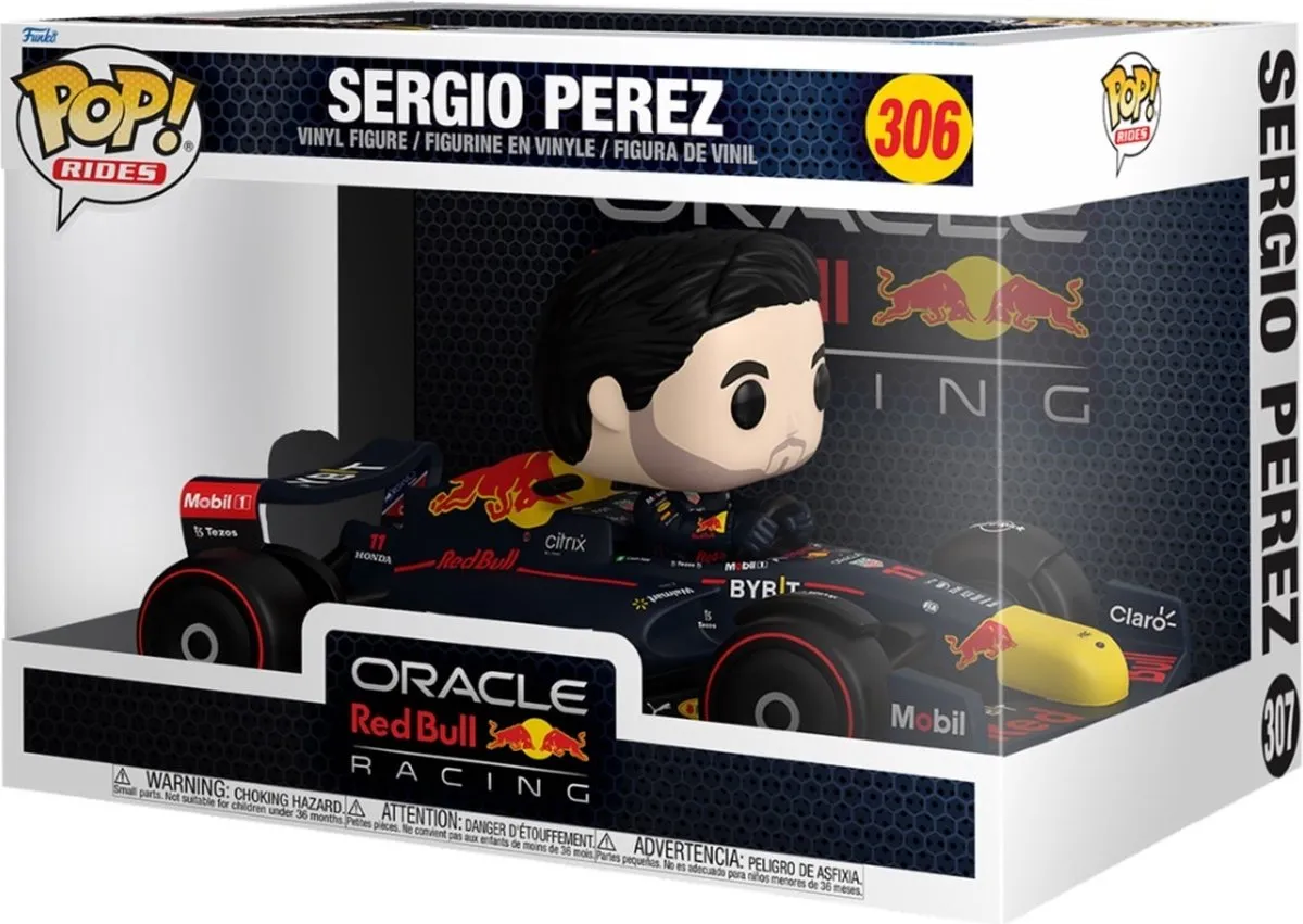 Funko Pop! Sergio Perez Formule 1 #306 - Verzamelfiguur