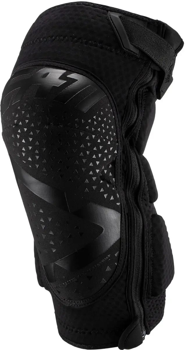 Leatt 3DF 5.0 Zip Zwarte Motocross Kniebeschermers -