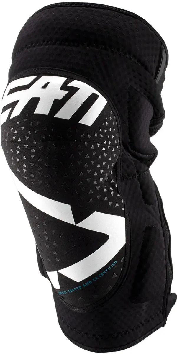 Leatt 3DF 5.0 Zip Witte Motocross Kniebeschermers -