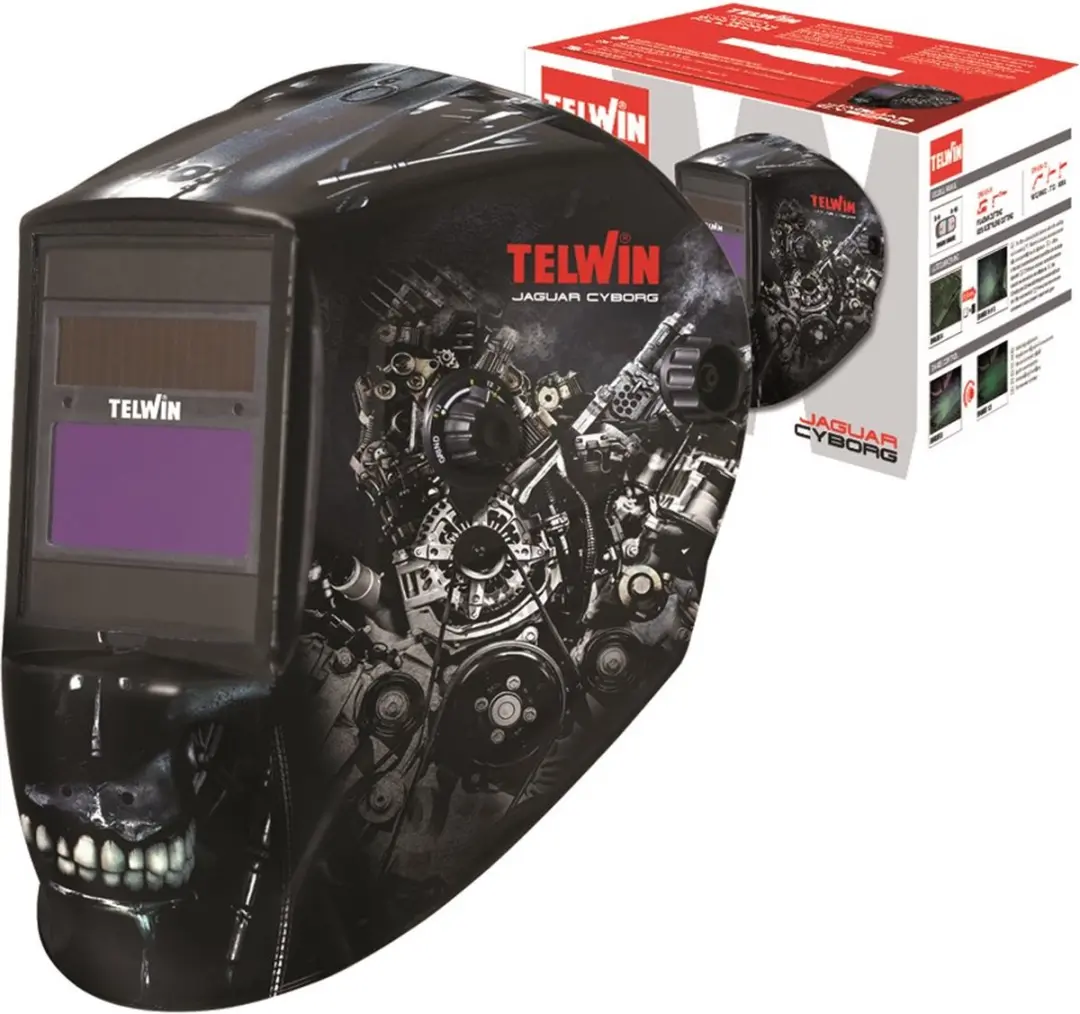 Telwin Jaguar Cyborg Automatisch Lashelm - afbeelding 6 van 6