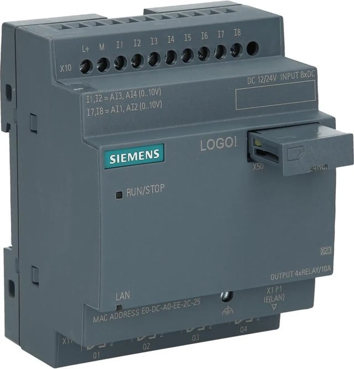 Siemens LOGO! 12/24 RCEo 6ED1052-2MD08-0BA2