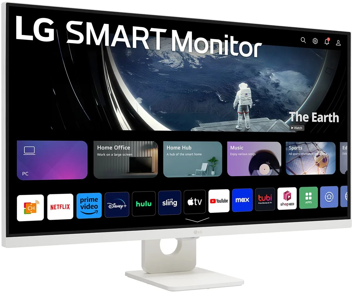 LG 32U721SA-W 4K Monitor - 31.5" - AdobeRGB - Wit - afbeelding 6 van 6