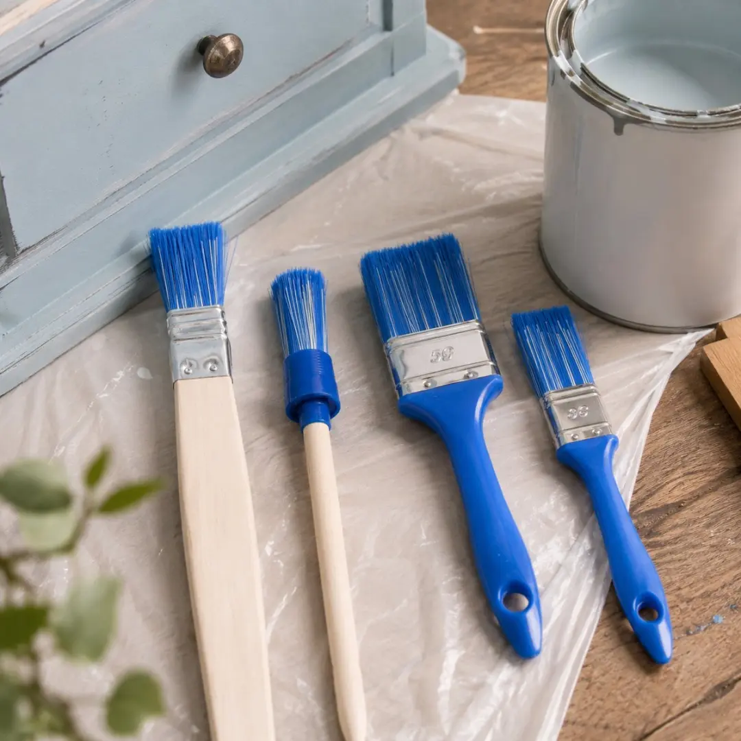 Kinzo Universele Kwasten Set 4-delig - 25/30/50mm - Blauw - afbeelding 2 van 4
