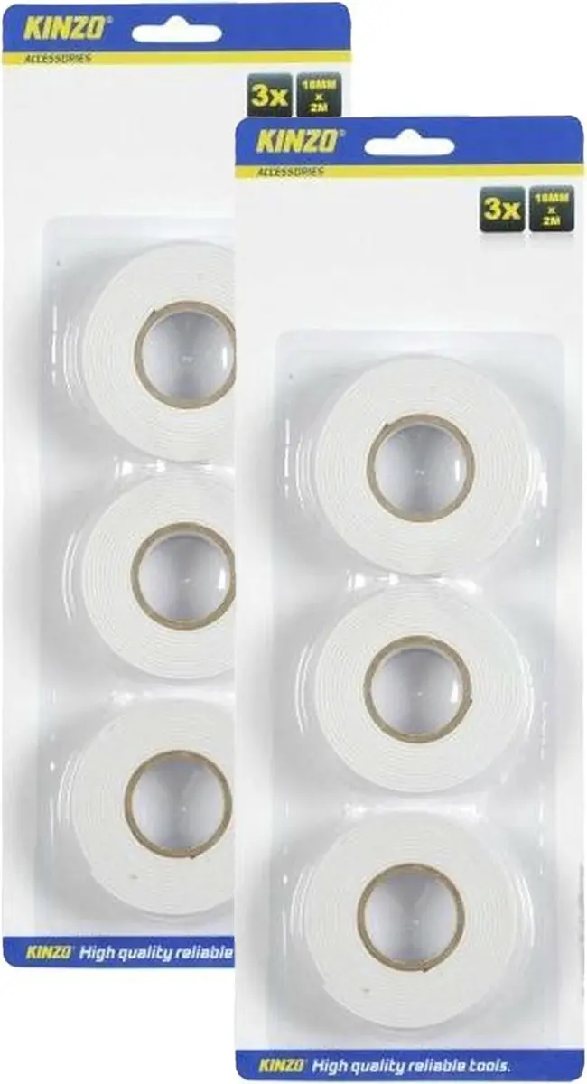 Kinzo double sided tape 3 stuks