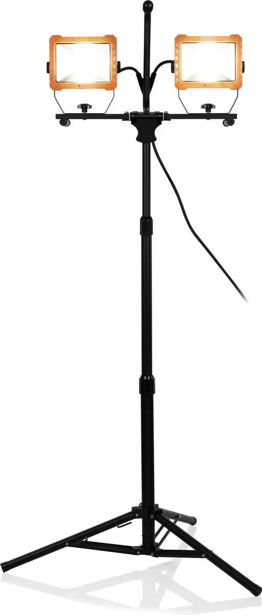 Smartwares FCL-80114 Bouwlamp 4800LM - 2x30W IP65 - Zwart/Oranje