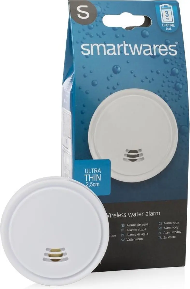 Smartwares FWA-18210 Lekkagemelder - 85dB Wit