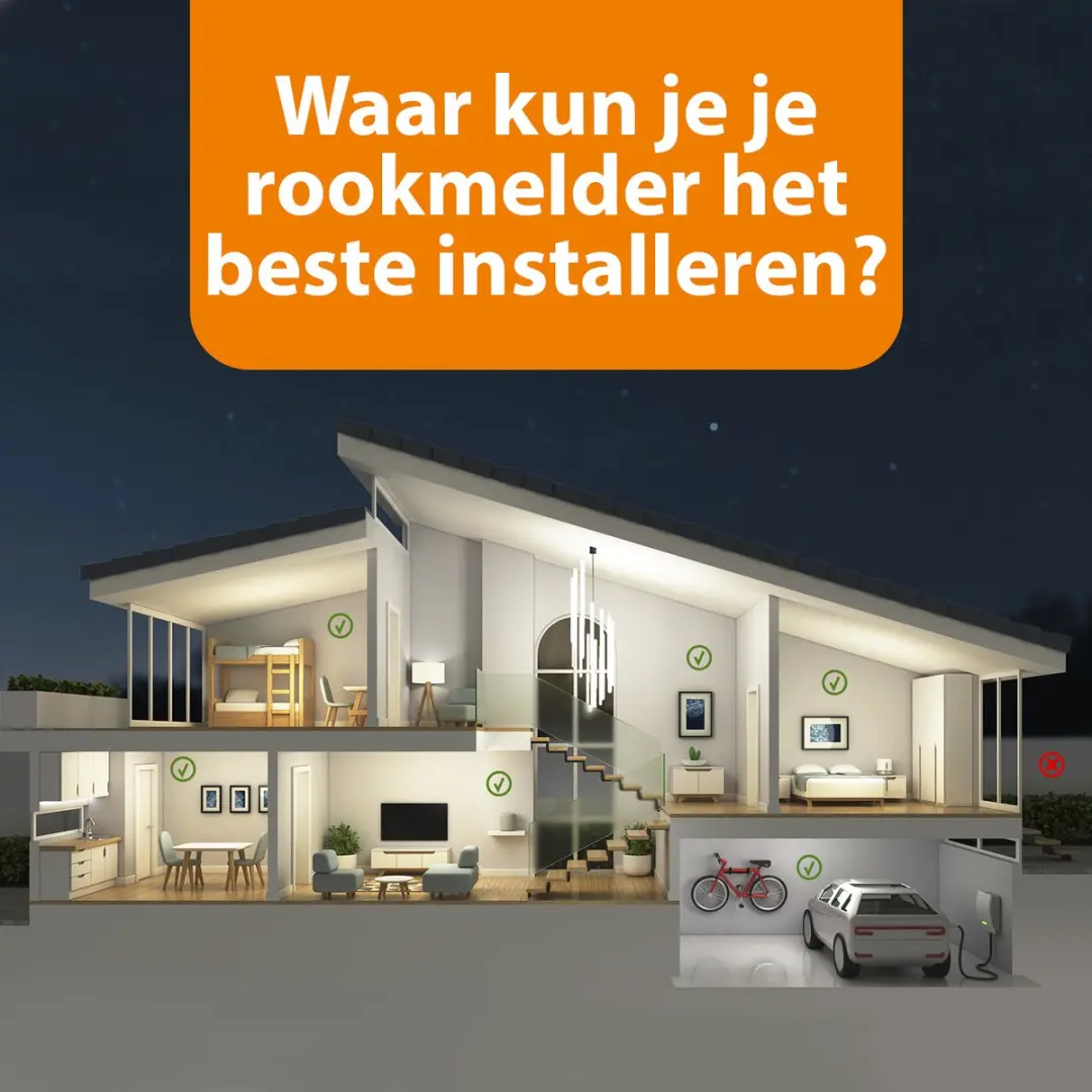 Smartwares FSM-11514 Rookmelder - 4 Stuks - 85dB - 5 Jaar batterij