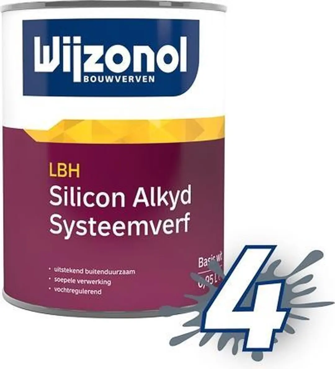 Wijzonol LBH Silicon Alkyd Systeemverf 0.40L