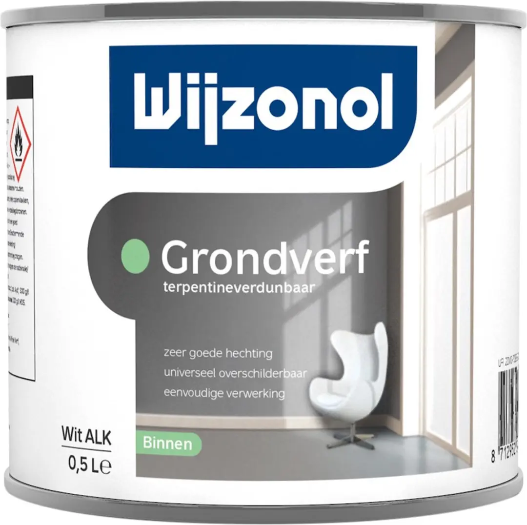 Wijzonol Alkyd Grondverf Wit 500ml