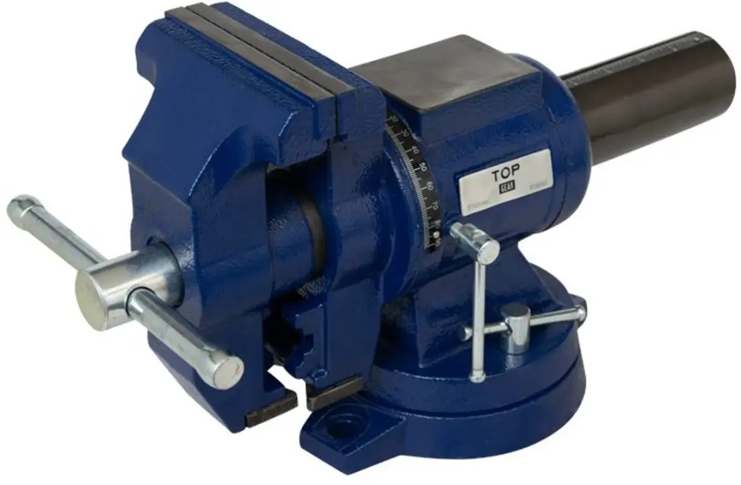 Bankschroef 125 mm draaibaar multifunctioneel