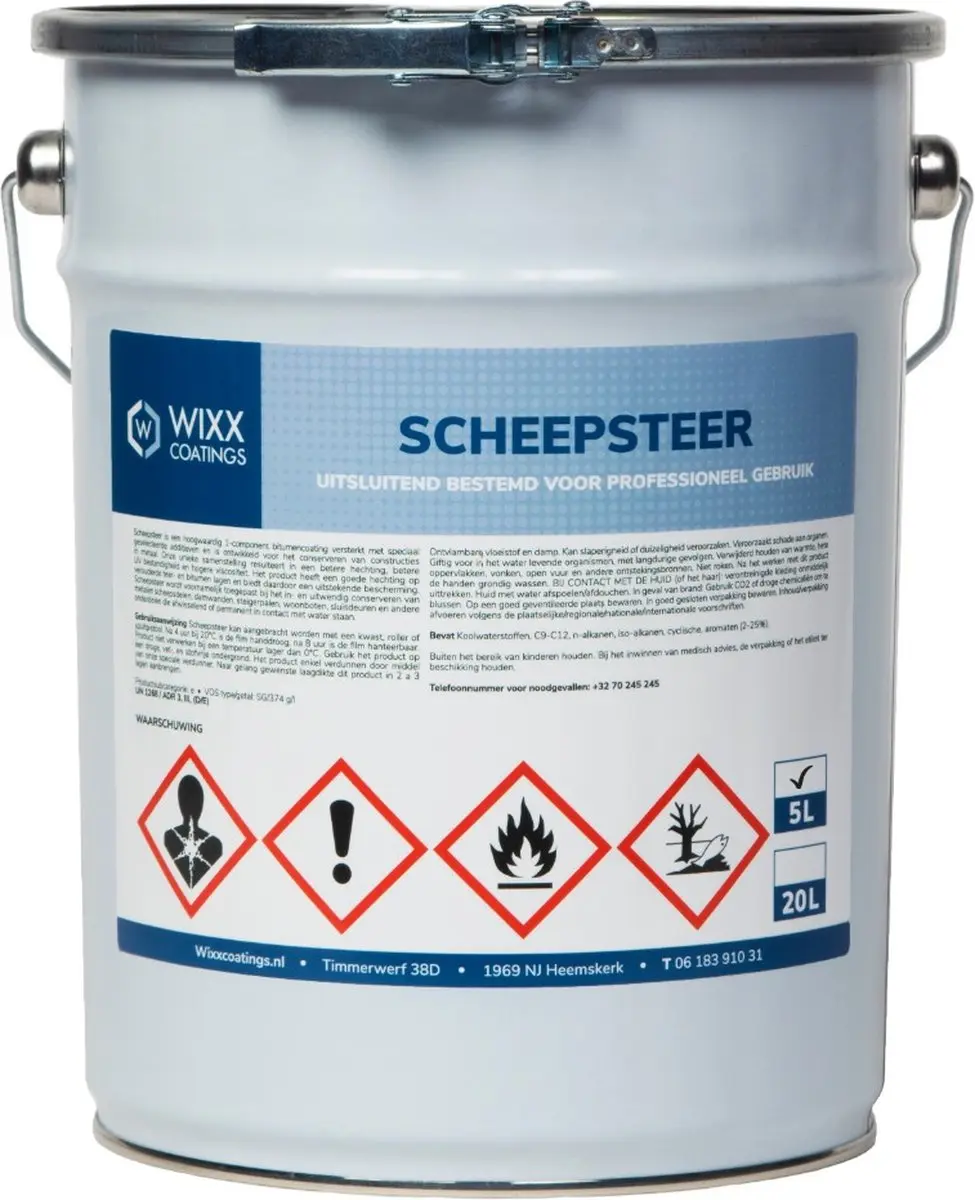 Wixx Scheepsteer Zwart 2.5L
