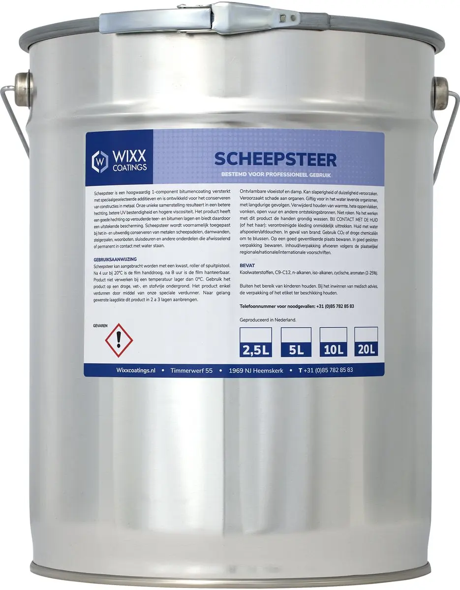 Wixx Scheepsteer Zwart 2.5L