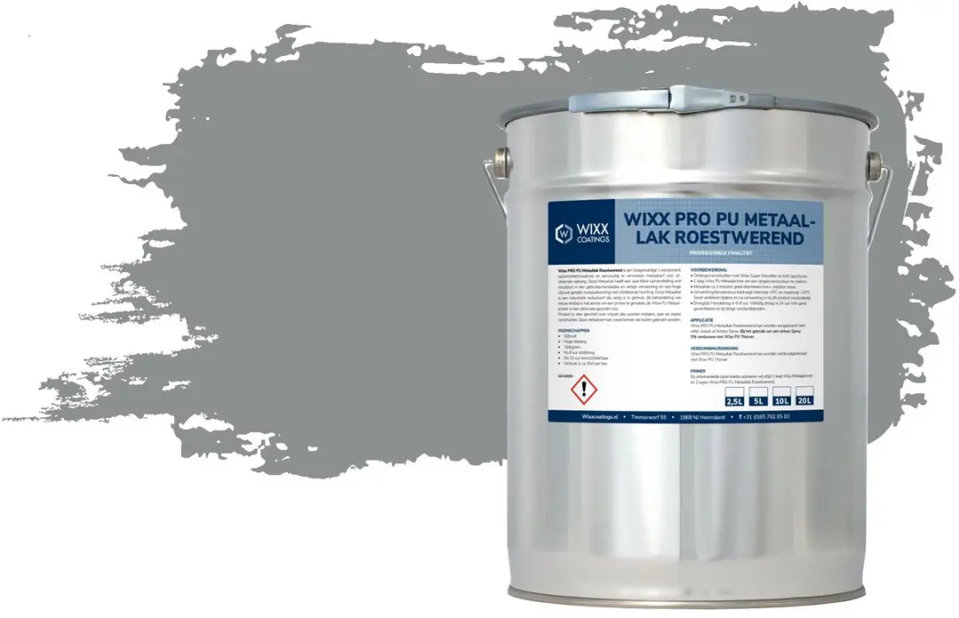 Wixx PRO PU Metaallak Roestwerend 10L