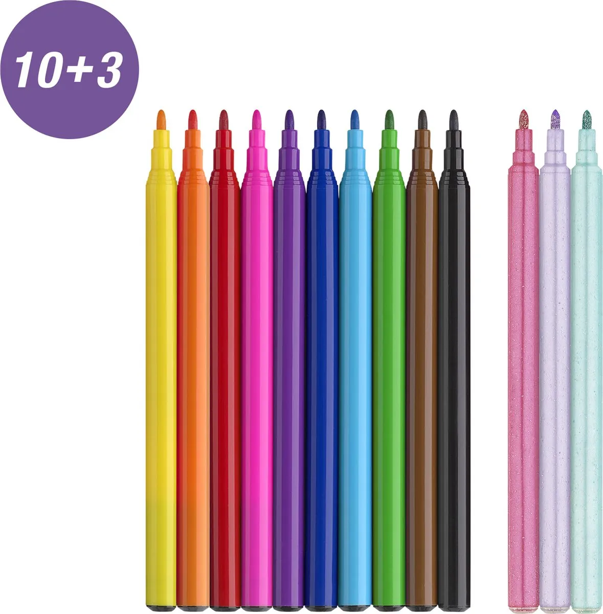 Faber-Castell Unicorn Viltstiften FC-554213 - 13 Stuks