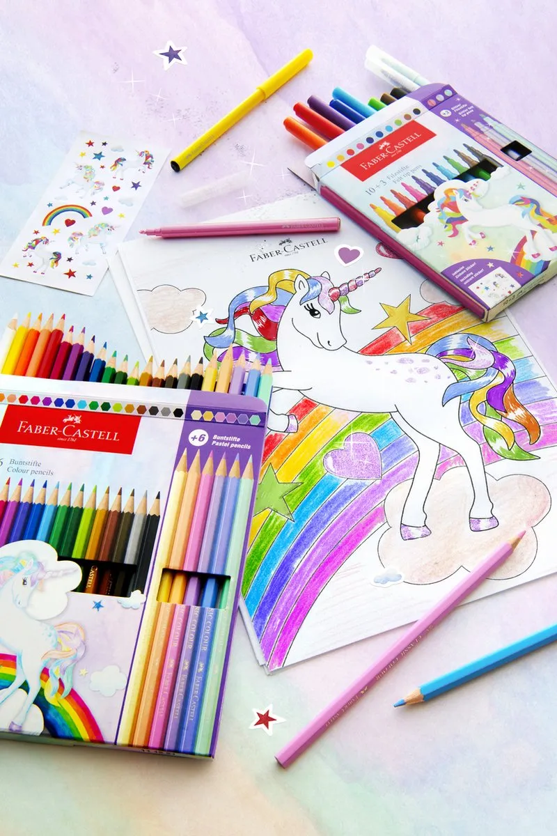 Faber-Castell Unicorn Viltstiften FC-554213 - 13 Stuks
