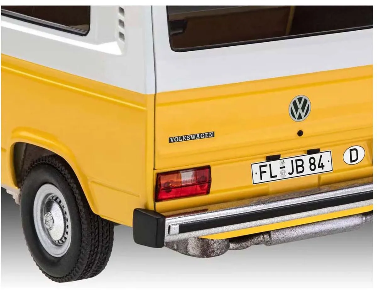 Revell 07706 Volkswagen T3 Bus Modelbouwpakket 1:25 - 77 Onderdelen - Multi