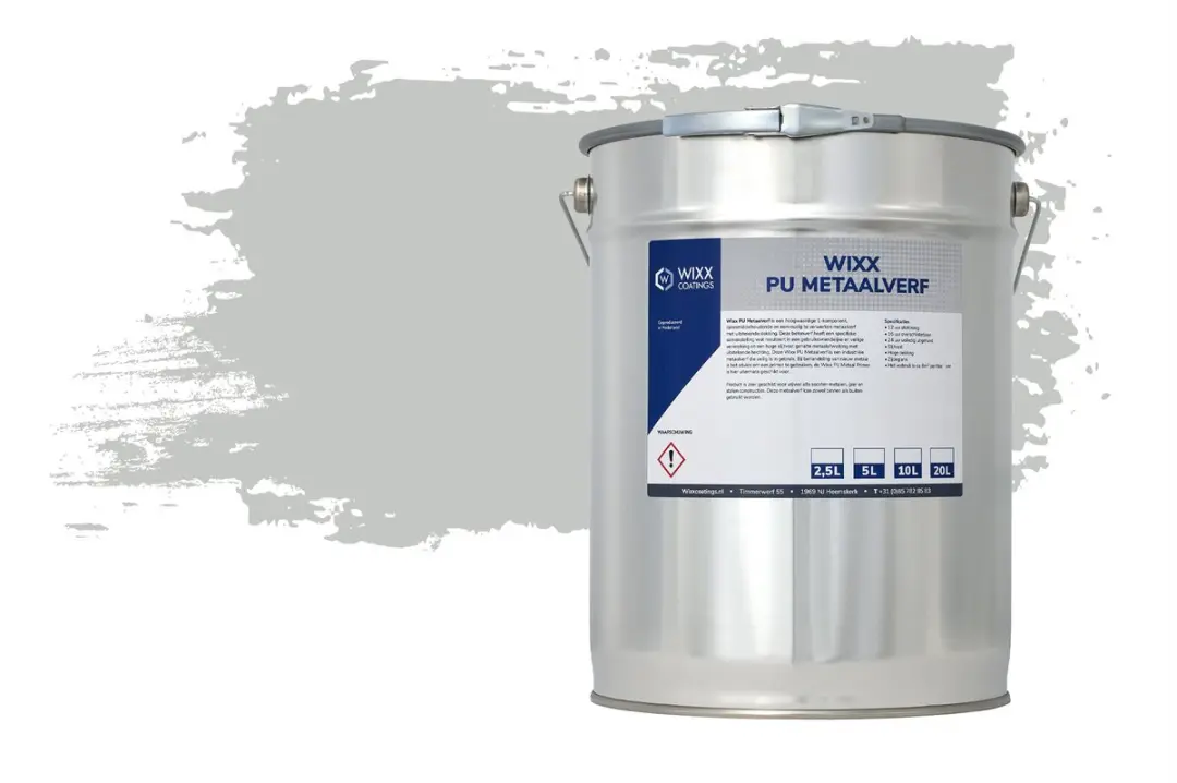 Wixx PU Metaalverf 2.5L RAL 7035 Lichtgrijs