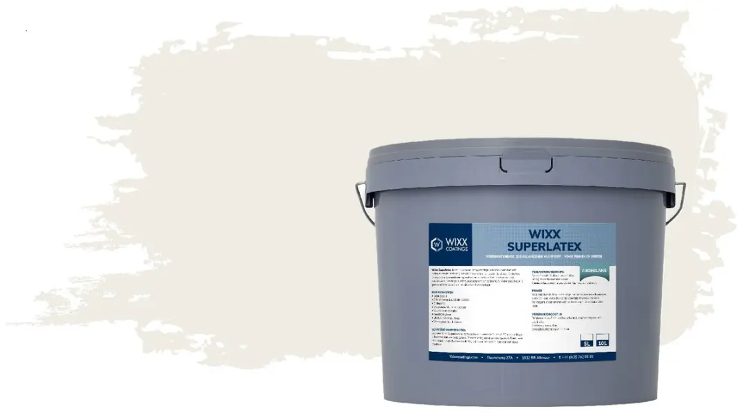Wixx Superlatex Zijdeglans 10L - RAL 9010 Zuiverwit
