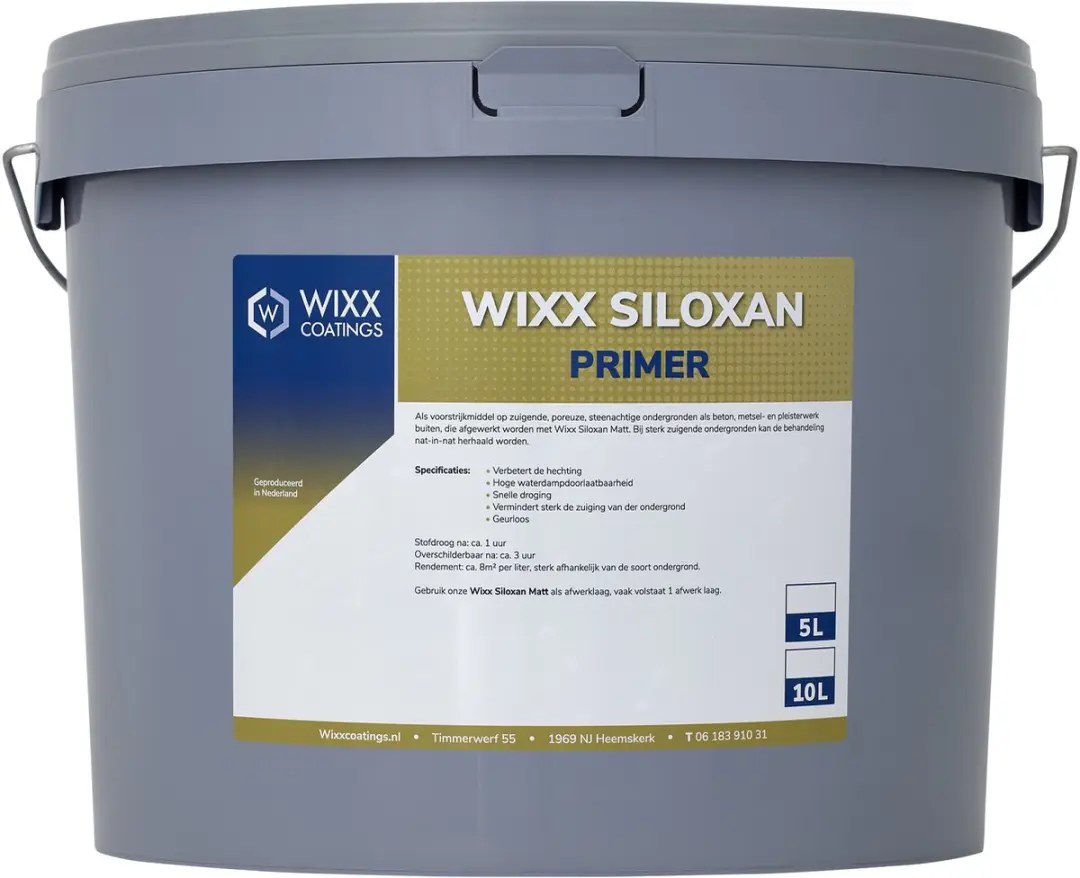 Wixx Siloxan Buitenprimer 10L - RAL 9001 Crèmewit