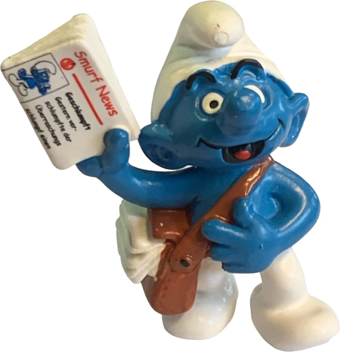Schleich De Smurfen Krantenbezorger Speelfiguur 20458
