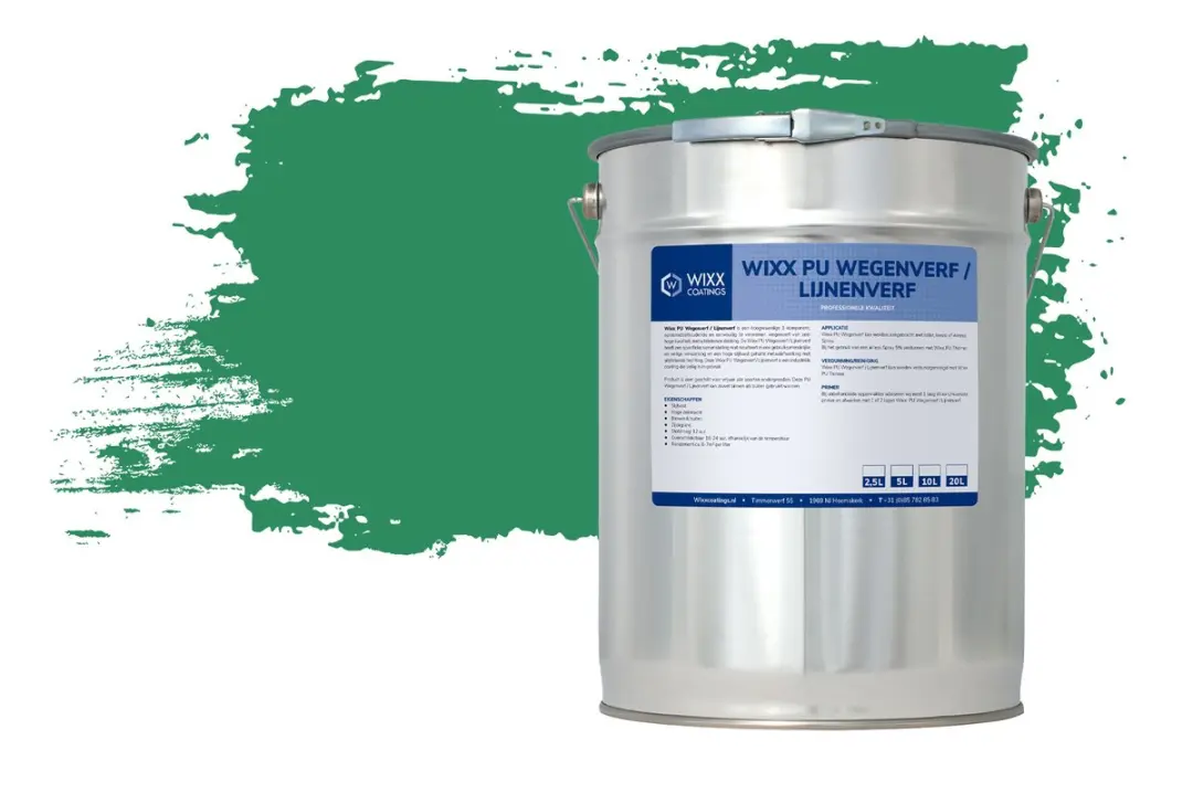 Wixx PU Wegenverf Verkeersgroen 2.5L