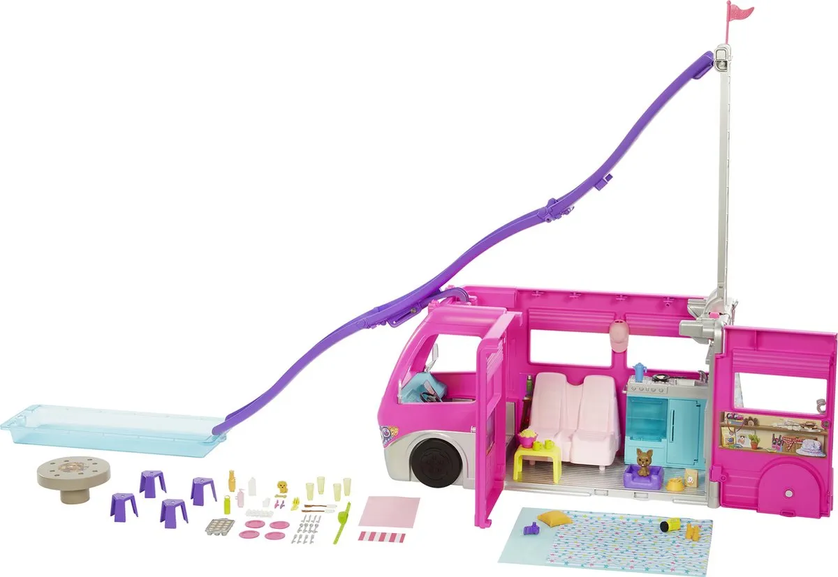 Barbie Droomcamper Speelset