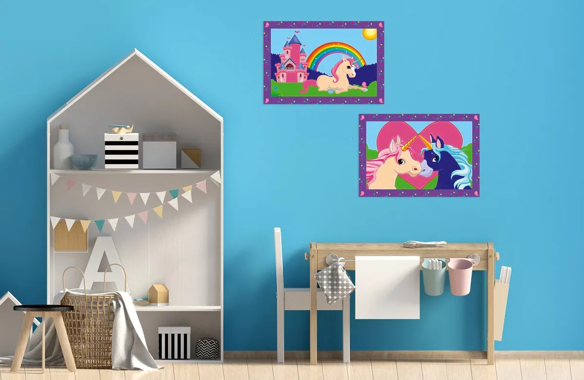 Ravensburger CreArt Magical Unicorns Schilderen op nummer - 15 Kleuren
