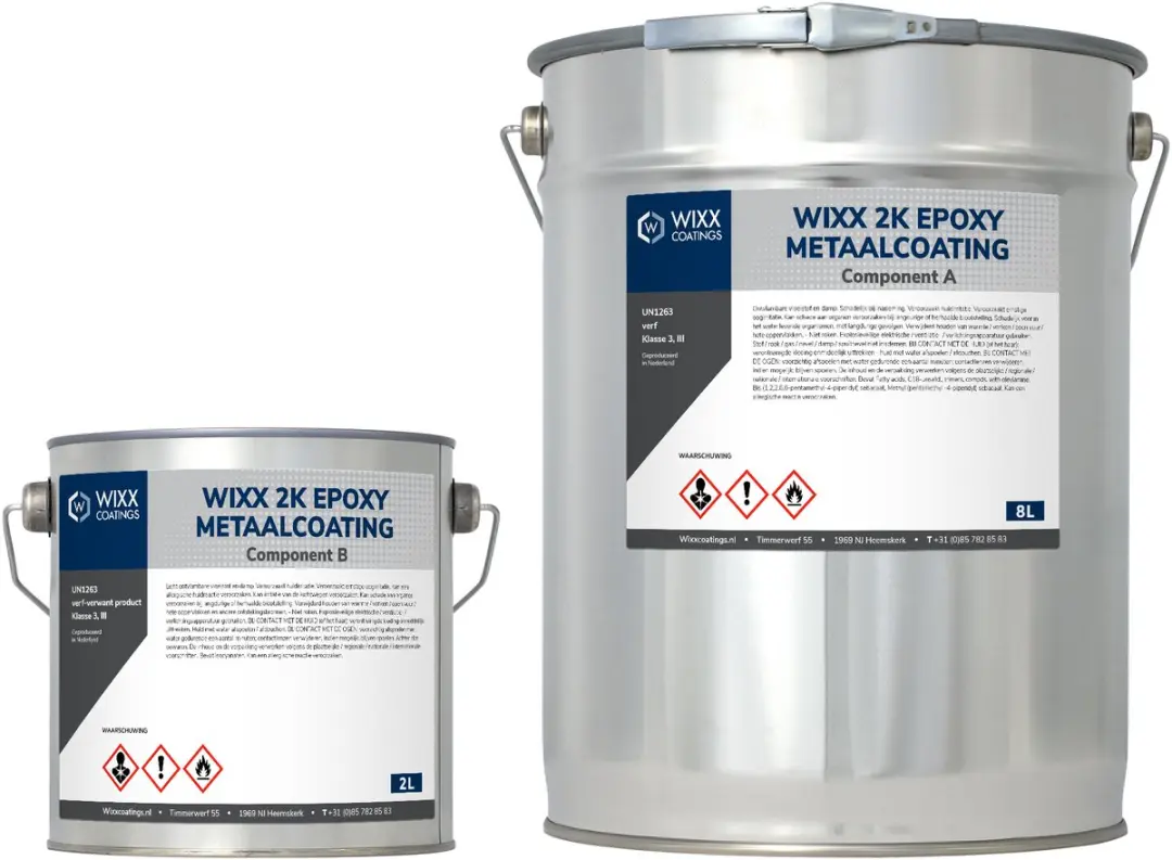 Wixx 2K Epoxy Metaalcoating 10L - Wit