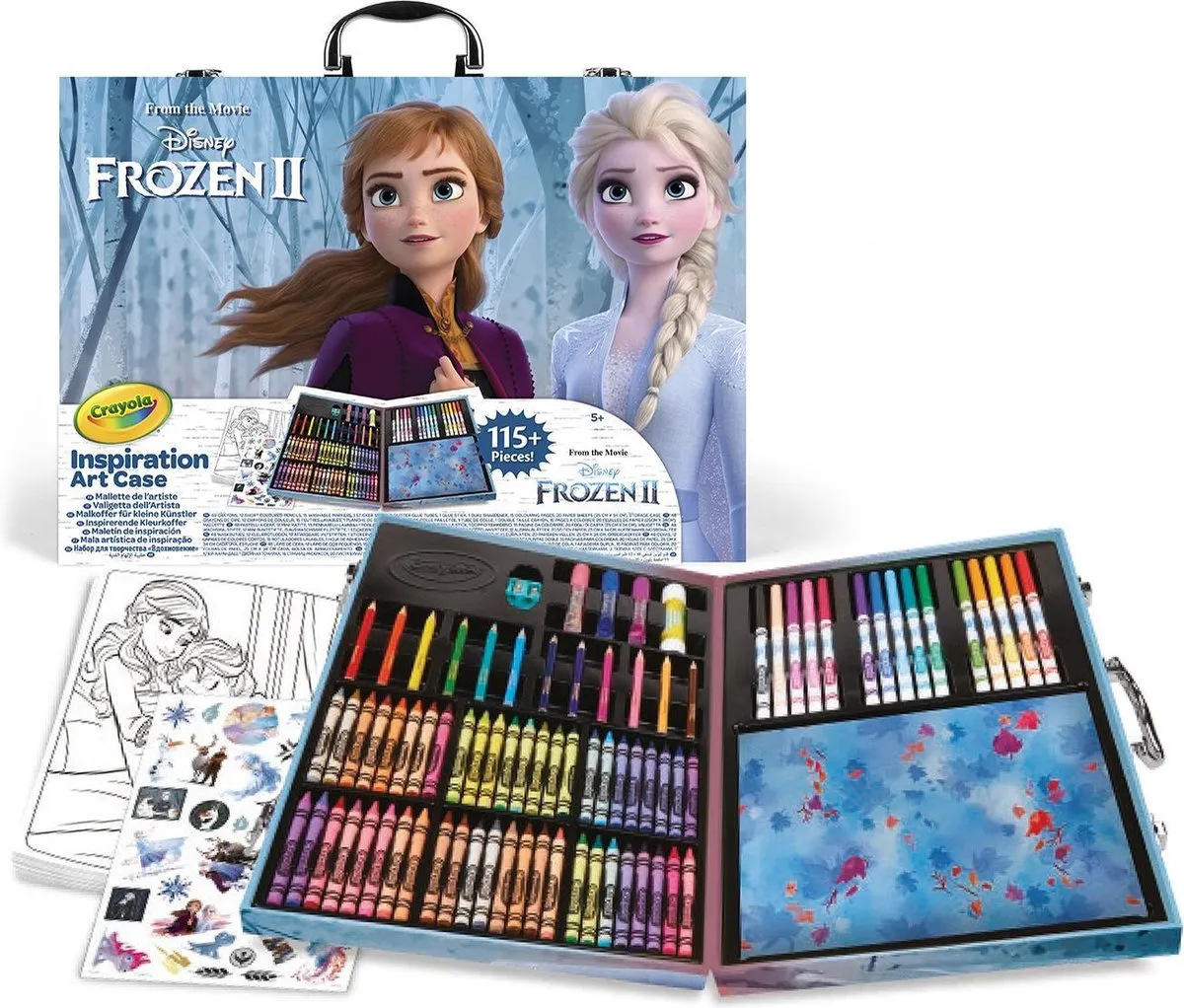Crayola Frozen 2 Inspiratie Kleurkoffer - 116 Stuks