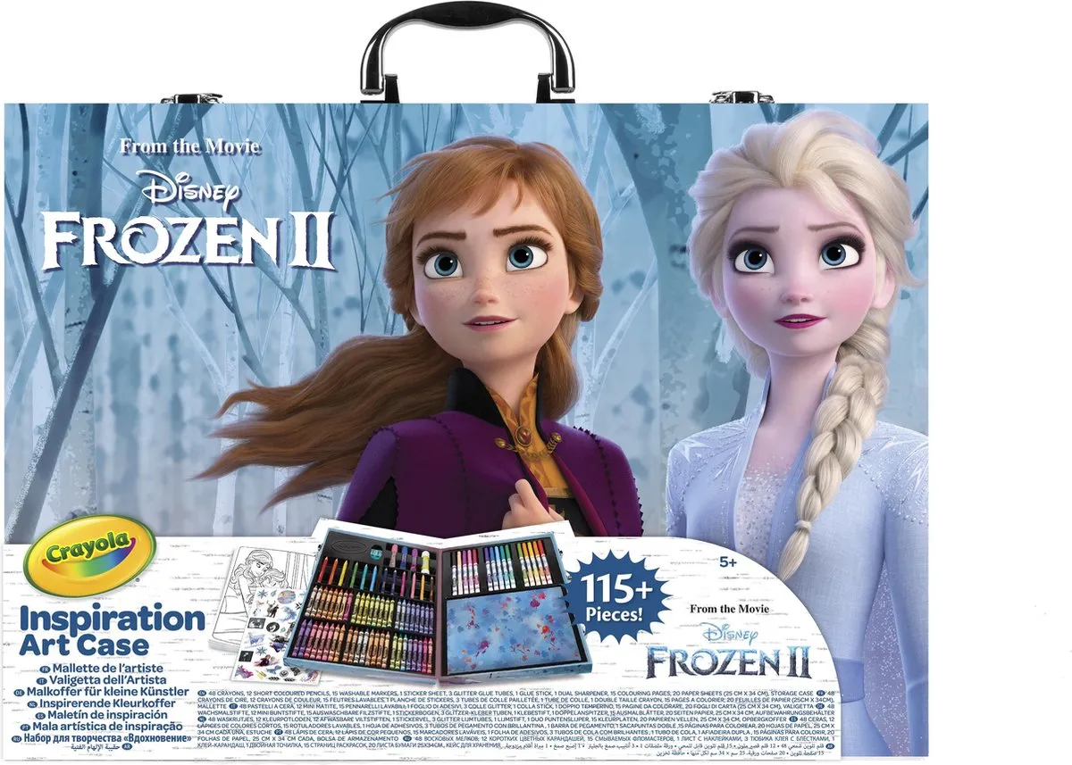 Crayola Frozen 2 Inspiratie Kleurkoffer - 116 Stuks