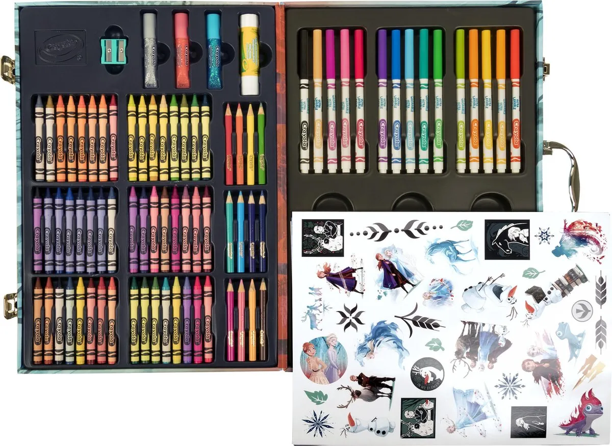 Crayola Frozen 2 Inspiratie Kleurkoffer - 116 Stuks
