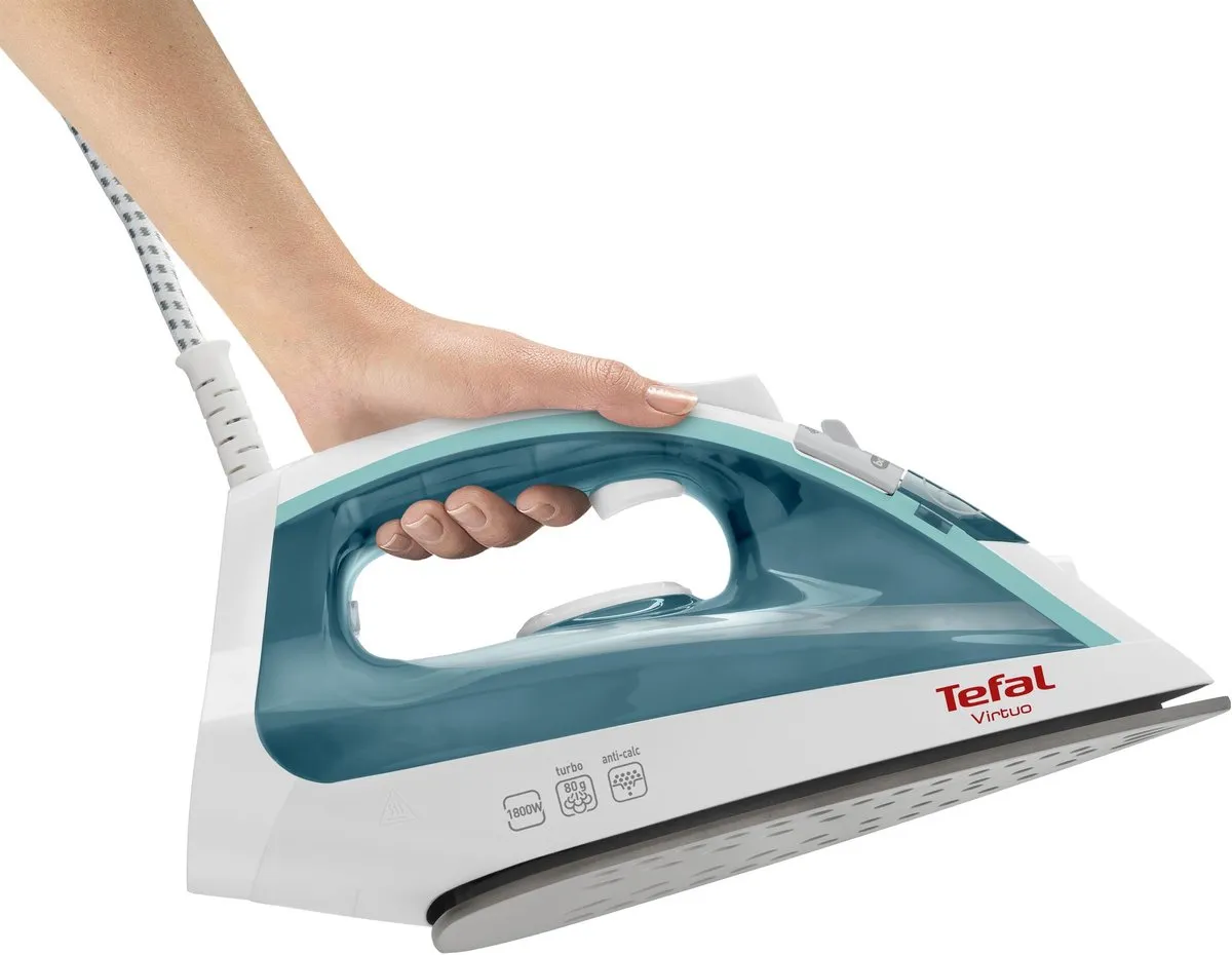 Tefal Virtuo FV1710 Stoomstrijkijzer - 24 g/min - 1800W - Blauw