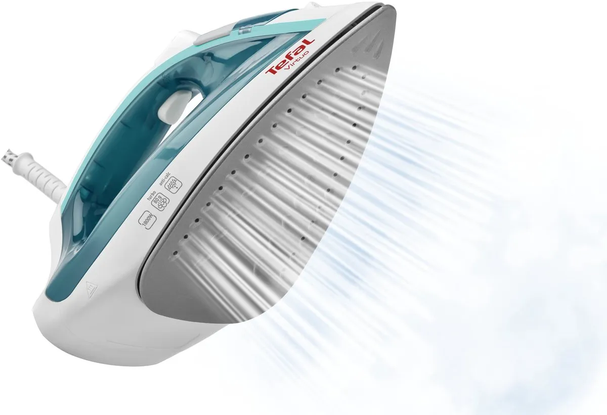 Tefal Virtuo FV1710 Stoomstrijkijzer - 24 g/min - 1800W - Blauw