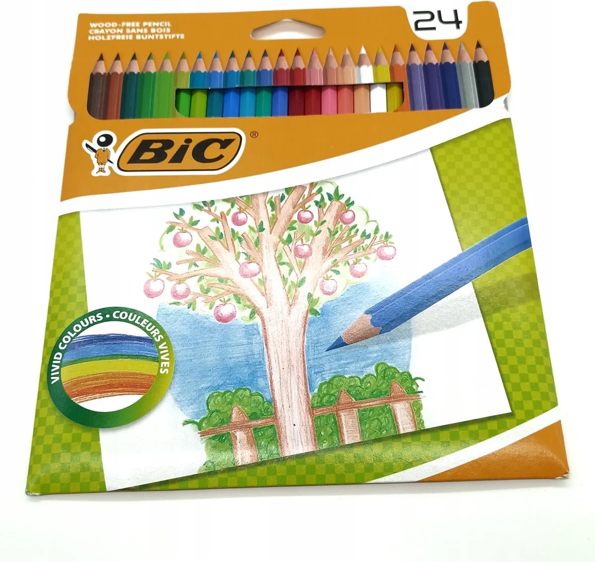 Bic Houtvrije Kleurpotloden 24 Stuks