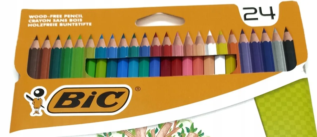 Bic Houtvrije Kleurpotloden 24 Stuks
