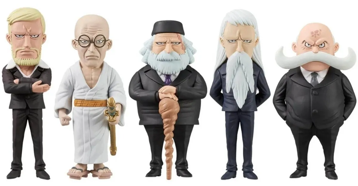 Bandai One Piece World Collectable Figuur Five Elders