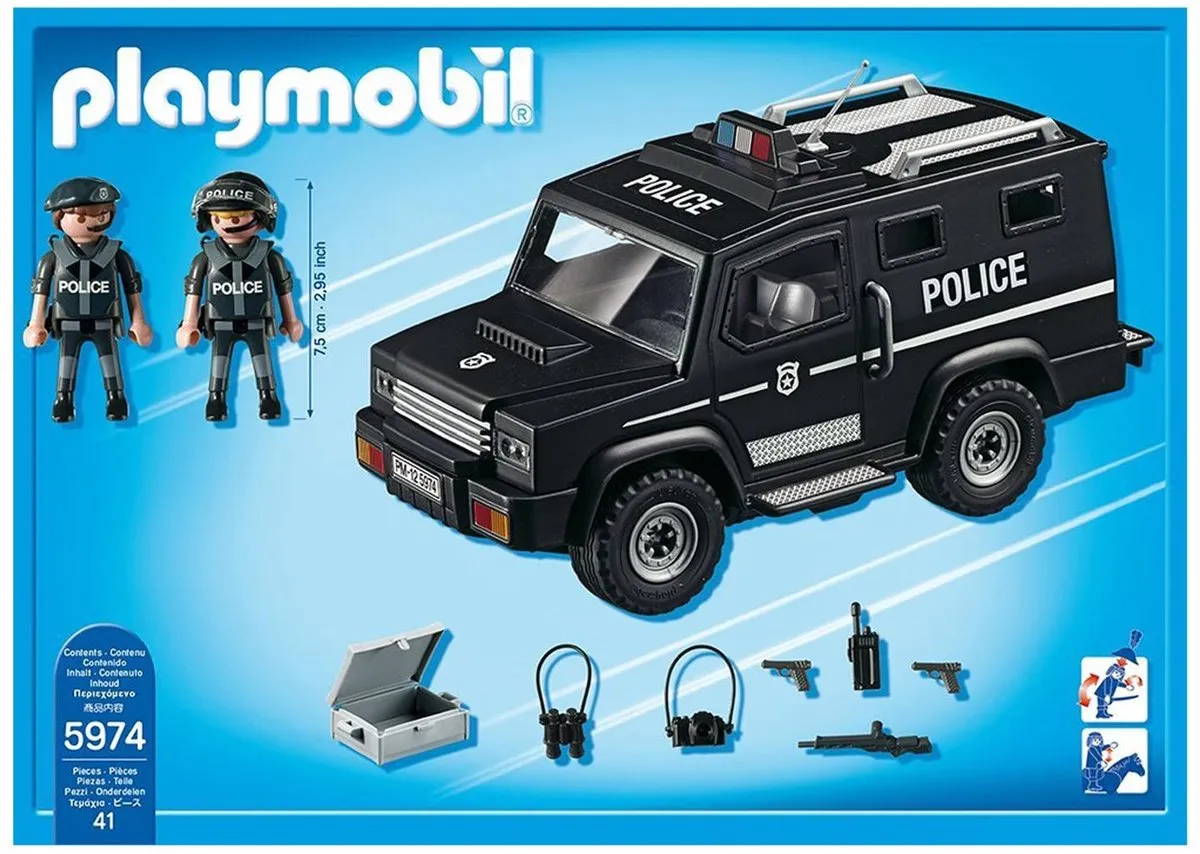 Playmobil Politie Auto Speciale Eenheid 5974 - afbeelding 2 van 4