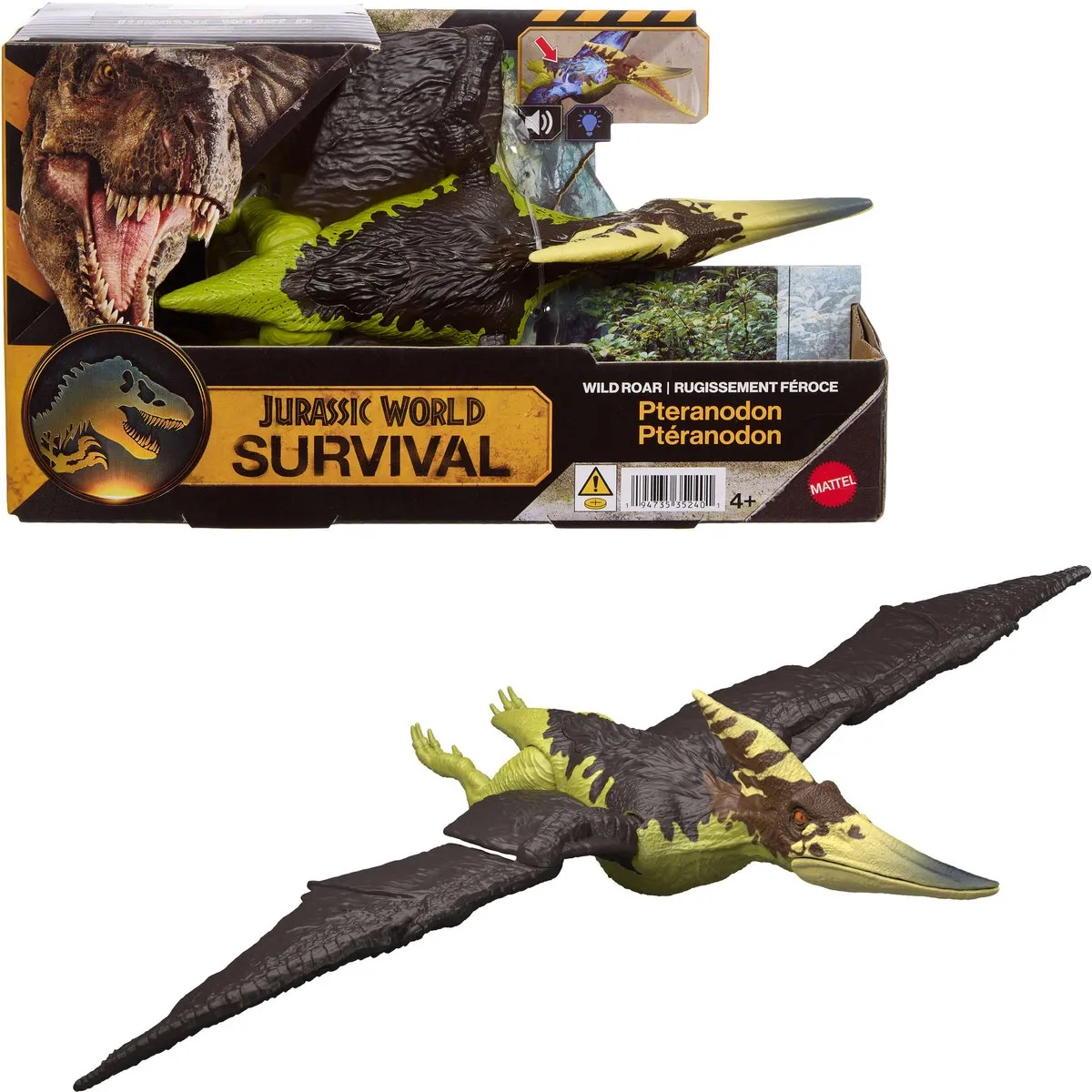 Mattel Jurassic World Wild Roar Pteranodon Actiefiguur MATTJKL78