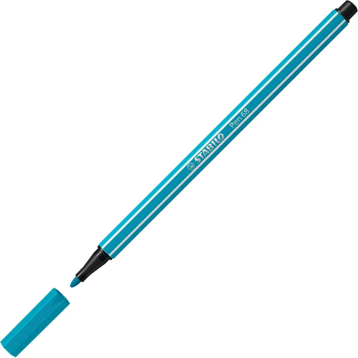 STABILO Pen 68 Premium Viltstift - Lichtblauw