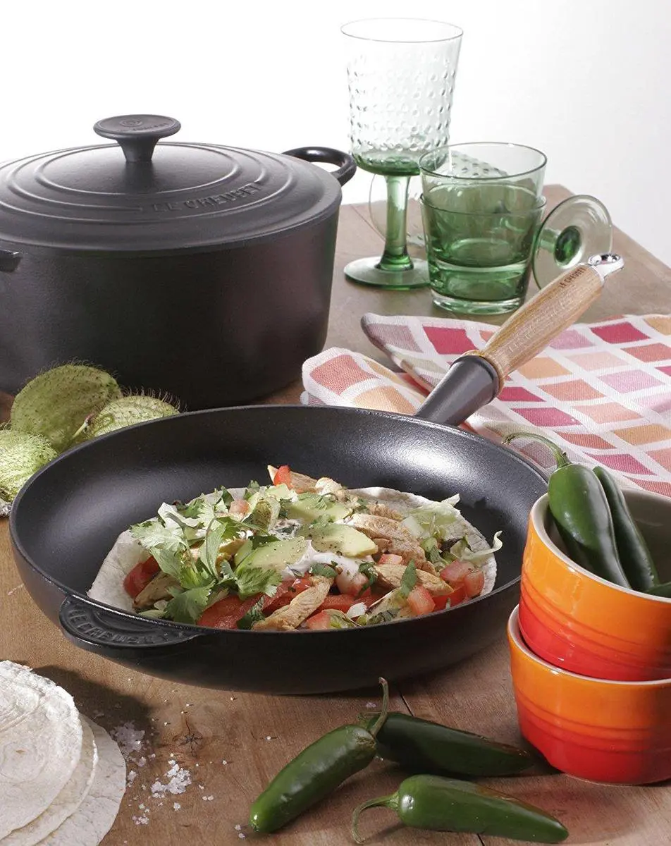 Le Creuset Koekenpan 28cm - Zwart - afbeelding 3 van 5