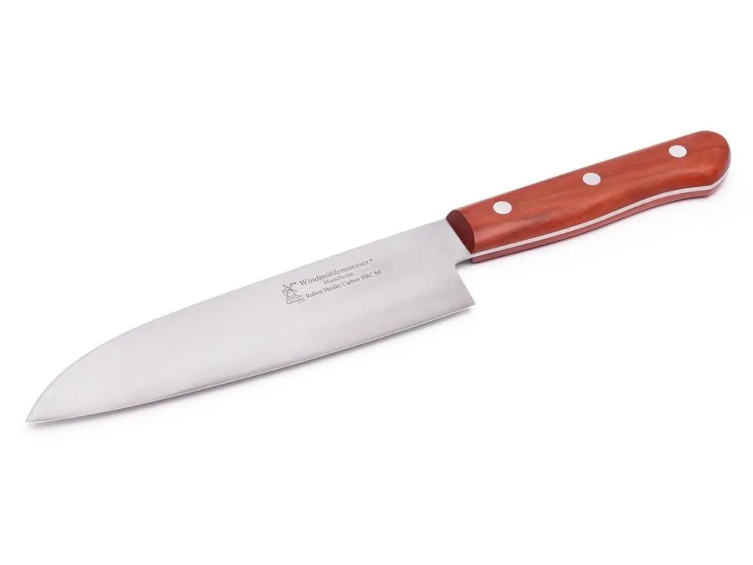 Robert Herder Lignum 3 Koksmes 17cm - Pruimenhout - Carbonstaal 60 HRC