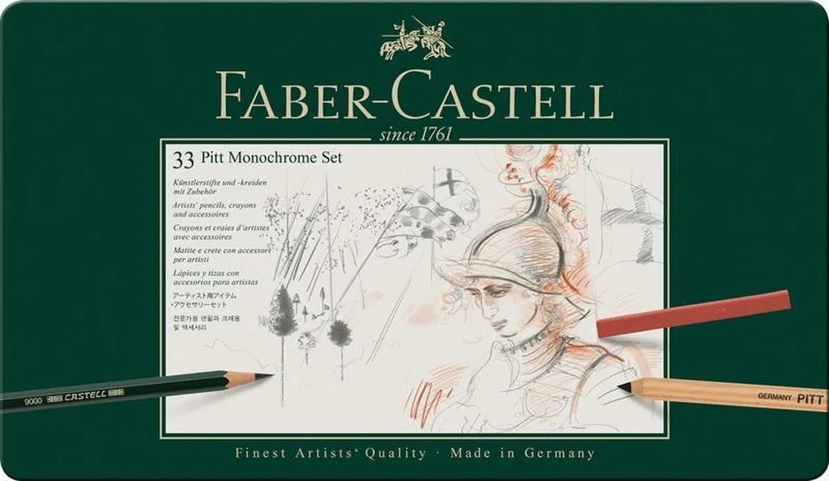 Faber-Castell Pitt Monochrome FC-112977 - 33-delig
