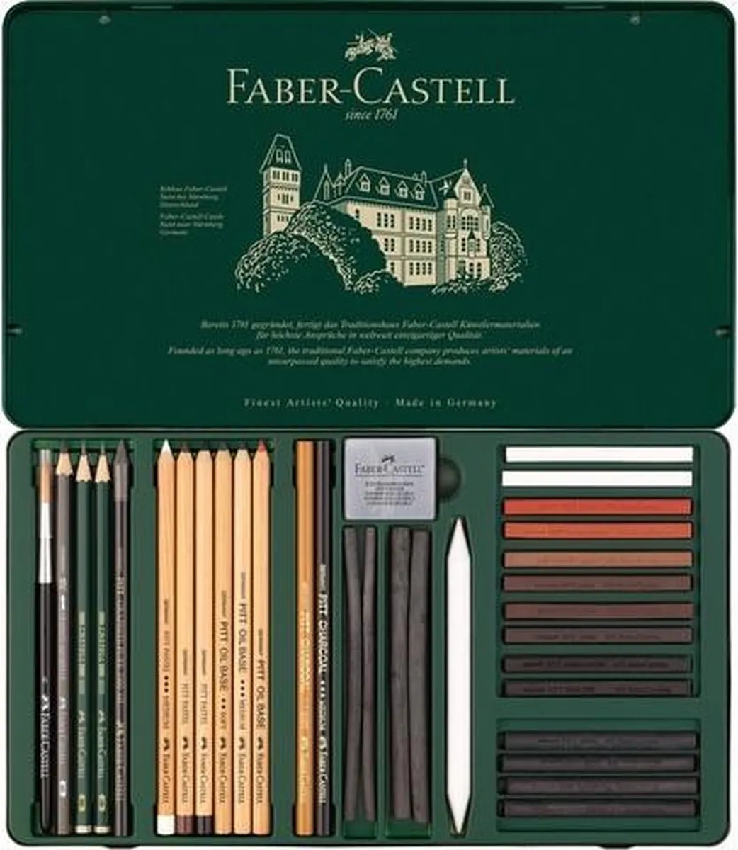 Faber-Castell Pitt Monochrome FC-112977 - 33-delig