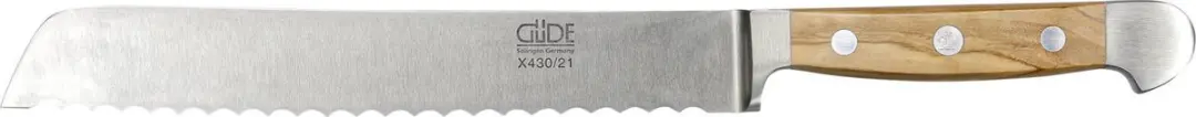 Güde Alpha broodmes 21 cm olijf