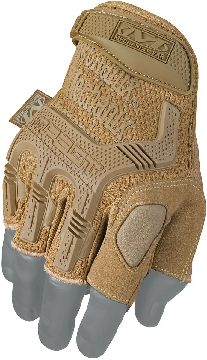 Mechanix Wear M-Pact Fingerless Handschoenen - M - Coyote - afbeelding 2 van 6